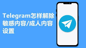 Telegram怎么打开敏感内容？